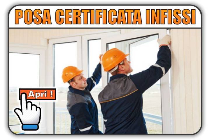 posa certificata infissi Brianza finestre